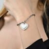 Bracciale Donna Luca Barra In Acciaio Silver Con Cuore 5 - Verre Gioielli Bracciale Donna Luca Barra In Acciaio Silver Con Cuore 1 Verre Gioielli - l'istituzione del gioiello