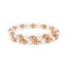 Bracciale Donna Rigido Mya Boccadamo Con Perle Di Bronzo Placcate Oro Rosa E Perle Di Maiorca