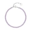 Bracciale Donna Tennis Brosway In Acciaio Con Cristalli Viola