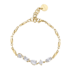 Bracciale Semirigido Donna Brosway In Acciaio Placcato Oro Giallo 14 Kt Con Cubic Zirconia Bianchi Affinity 4 - Verre Gioielli Bracciale Semirigido Donna Brosway In Acciaio Placcato Oro Giallo 14 Kt Con Cubic Zirconia Bianchi Affinity