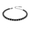 Bracciale Uomo Boccadamo Man In Acciaio E Agata Nera