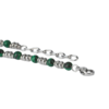 Bracciale Uomo Stroili In Acciaio E Malachite Verde 3 Verre Gioielli - l'istituzione del gioiello