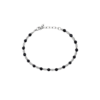 Bracciale Uomo Stroili In Acciaio E Sfere In Onice Nero