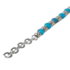 Bracciale Uomo Stroili In Acciaio E Sfere In Pietra Turchese 3 Verre Gioielli - l'istituzione del gioiello