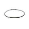 Bracciale Uomo Tennis Boccadamo Man In Acciaio E Zirconi Neri 1 - Verre Gioielli Bracciale Uomo Tennis Boccadamo Man In Acciaio E Zirconi Neri