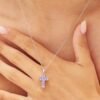 Charm Brosway In Argento 925 A Croce Con Cubic Zirconia Ametista Fancy 5 - Verre Gioielli Charm Brosway In Argento 925 A Croce Con Cubic Zirconia Ametista Fancy 1 Verre Gioielli - l'istituzione del gioiello