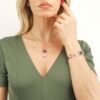Collana Donna Boccadamo In Bronzo Placcato Oro Rosa Con Cristalli Multicolor E Zirconi Bianchi 5 - Verre Gioielli Collana Donna Boccadamo In Bronzo Placcato Oro Rosa Con Cristalli Multicolor E Zirconi Bianchi 1 Verre Gioielli - l'istituzione del gioiello