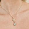 Collana Donna Boccadamo Placcata Oro Giallo Con Cristallo Azzurro E Verde 5 - Verre Gioielli Collana Donna Boccadamo Placcata Oro Giallo Con Cristallo Azzurro E Verde 1 Verre Gioielli - l'istituzione del gioiello