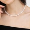 Collana Donna Luca Barra Con Perle Bianche 5 - Verre Gioielli Collana Donna Luca Barra Con Perle Bianche 1 Verre Gioielli - l'istituzione del gioiello