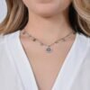 Collana Donna Luca Barra In Acciaio Con Fiore Della Vita E Cristalli Bianchi 7 - Verre Gioielli Collana Donna Luca Barra In Acciaio Con Fiore Della Vita E Cristalli Bianchi 3 Verre Gioielli - l'istituzione del gioiello