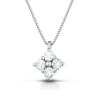 Collana Donna Pg Gioielli Punto Luce In Oro Bianco 18 Kt Con Diamanti 0.06 Ct 2 - Verre Gioielli Collana Donna Pg Gioielli Punto Luce In Oro Bianco 18 Kt Con Diamanti 0.06 Ct