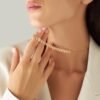 Collana Donna Stroili A Spiga Placcata Oro Giallo 18 Kt 2 Verre Gioielli - l'istituzione del gioiello