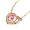 Collana Donna Stroili Placcato Oro Giallo 18 Kt Con Cuore E Zirconi 2 Verre Gioielli - l'istituzione del gioiello