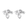 Orecchini Donna Brosway In Acciaio Con Cristalli Bianchi 2 - Verre Gioielli Orecchini Donna Brosway In Acciaio Con Cristalli Bianchi