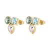Orecchini Donna Brosway In Acciaio Placcato Oro Giallo 14 kt Con Cristalli Multicolor 2 - Verre Gioielli Orecchini Donna Brosway In Acciaio Placcato Oro Giallo 14 kt Con Cristalli Multicolor