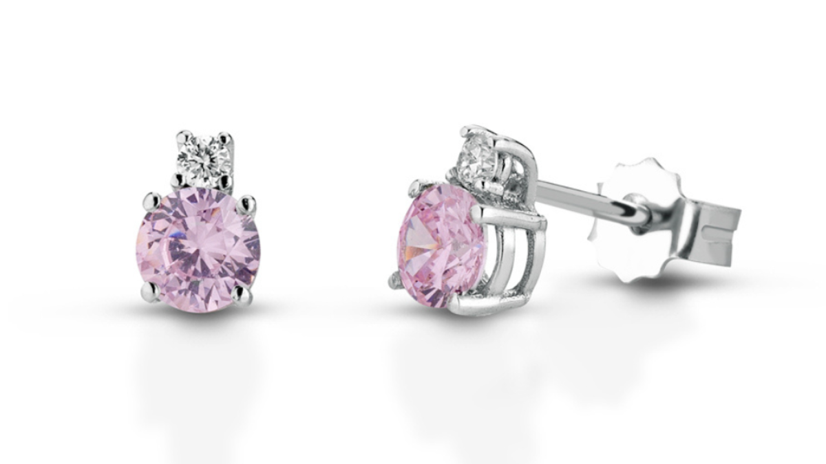 Laimons Orecchini A Pressione Rotondi Con Brillantini In Argento Sterling 925 – Gioielli Donna Eleganti E Regalo - 3