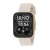 Orologio Smartwatch Donna Liu Jo Voice Silm In Acciaio E Silicone Beige