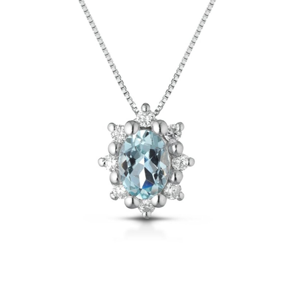 Navachi Collana placcata in oro 18 K con ciondolo a forma di