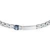 Bracciale Uomo Maserati In Acciaio Silver Con Ip Blu E Piastra 6 - Verre Gioielli Bracciale Uomo Maserati In Acciaio Silver Con Ip Blu E Piastra 2 Verre Gioielli - l'istituzione del gioiello