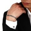 Bracciale Uomo Maserati In Acciaio Silver Con Ip Blu E Piastra 5 - Verre Gioielli Bracciale Uomo Maserati In Acciaio Silver Con Ip Blu E Piastra 1 Verre Gioielli - l'istituzione del gioiello