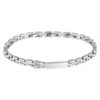 Bracciale Uomo Maserati In Acciaio Silver E Piastra