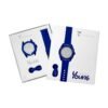 Smartwatch Techmade Young Blu Fluo Con Auricolare 5 Verre Gioielli - l'istituzione del gioiello