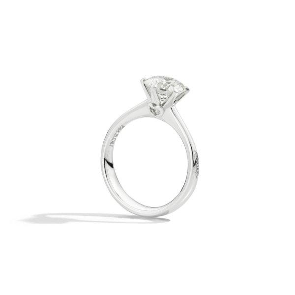 Anello Donna Solitario Recarlo Anniversary In Oro Bianco 18 Kt E Diamanti 0.24 Ct 1 Verre Gioielli - l'istituzione del gioiello