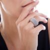 Anello Donna Unoaerre In Argento 925 Chicco E Galvanica Rodio 7 - Verre Gioielli Anello Donna Unoaerre In Argento 925 Chicco E Galvanica Rodio 5 Verre Gioielli - l'istituzione del gioiello