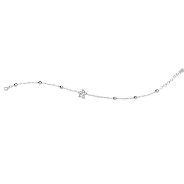 Bracciale Bambina Nanan In Argento 925 E Stellina Zirconata
