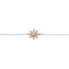 Bracciale Donna Stroili In Argento 925 Bicolore Con Margherita E Zirconi Bianchi 1 Verre Gioielli - l'istituzione del gioiello