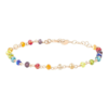 Bracciale Donna Stroili In Argento 925 Rosato Con Cristalli Multicolor