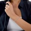 Bracciale Tennis Unisex Unoaerre In Argento 925 E Cubic Zirconia Bianchi 6 - Verre Gioielli Bracciale Tennis Unisex Unoaerre In Argento 925 E Cubic Zirconia Bianchi 2 Verre Gioielli - l'istituzione del gioiello