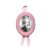 Capoculla Baby Rosa In Ecopelle E Argento 999