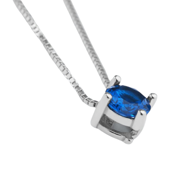 Collana Donna Stroili Punto Luce In Argento 925 Con Zircone Blu 1 Verre Gioielli - l'istituzione del gioiello