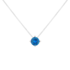 Collana Donna Stroili Punto Luce In Argento 925 Con Zircone Blu