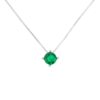 Collana Donna Stroili Punto Luce In Argento 925 Con Zircone Verde