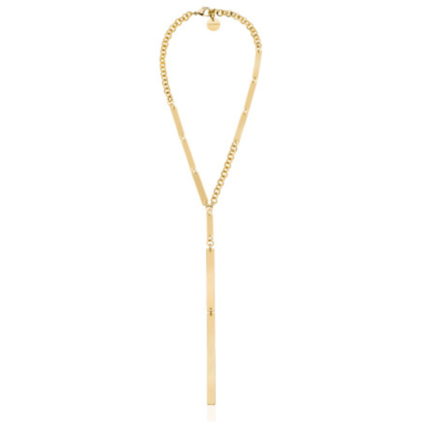 Collana Donna Unoaerre Lunga In Bronzo Dorato A Y Lux