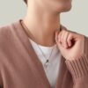Collana Uomo Stroili Con Croce In Acciaio Bicolore E Zircone Nero 2 Verre Gioielli - l'istituzione del gioiello