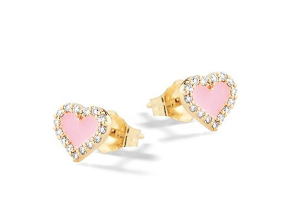 DTPsilver Orecchini In Argento 925 Placcato Oro – Giallo O Rosa, A Forma Di Piuma/Foglia, 5x29 Mm, Ipoallergenici