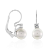 Orecchini Donna Stroili Pendenti In Argento 925 Con Perla Sintetica E Zircone Bianco 1 Verre Gioielli - l'istituzione del gioiello