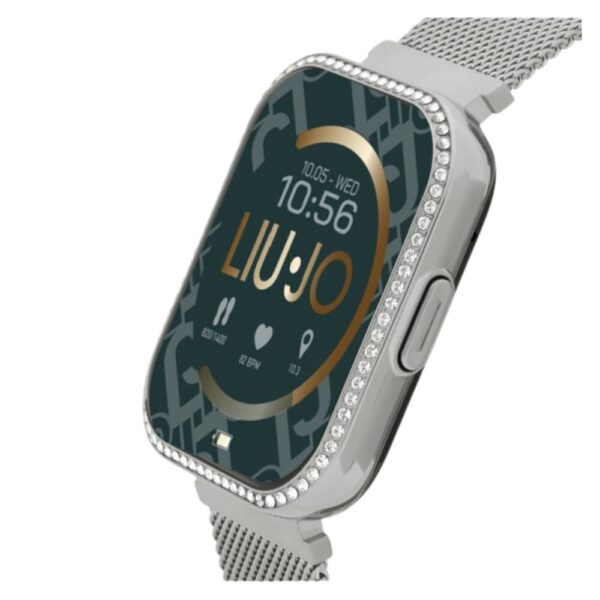 Smartwatch Donna Liu Jo Voice Luxury In Acciaio Silver E Zirconi Bianchi 1 Verre Gioielli - l'istituzione del gioiello