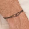 Bracciale Uomo Brosway In Acciaio Nero E Reutenio 1 Verre Gioielli - l'istituzione del gioiello