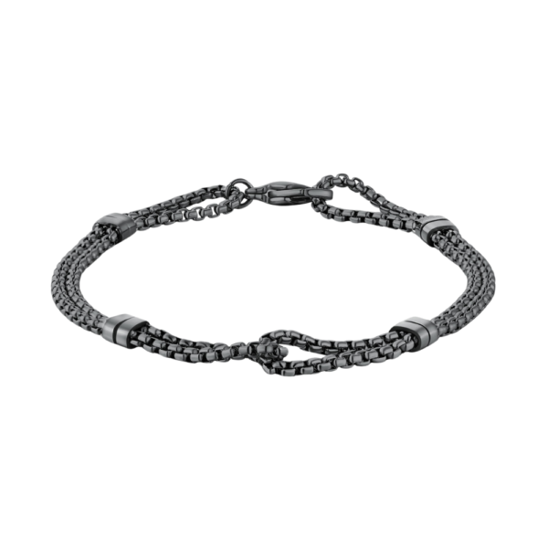 Bracciale Uomo Brosway In Acciaio Nero E Reutenio