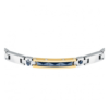 Bracciale Uomo Maserati In Acciaio Bicolore E Ceramica 1 Verre Gioielli - l'istituzione del gioiello