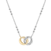 Collana Donna Brosway Girocollo In Acciaio Con Finitura Oro 14 Kt E Pendenti Circolari