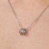 Collana Donna Brosway Girocollo In Acciaio E Pendenti Circolari 1 Verre Gioielli - l'istituzione del gioiello