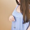 Collana Donna Mya Boccadamo Chiama Angeli In Acciaio E Bronzo Con E Placcatura Oro Giallo 1 Verre Gioielli - l'istituzione del gioiello