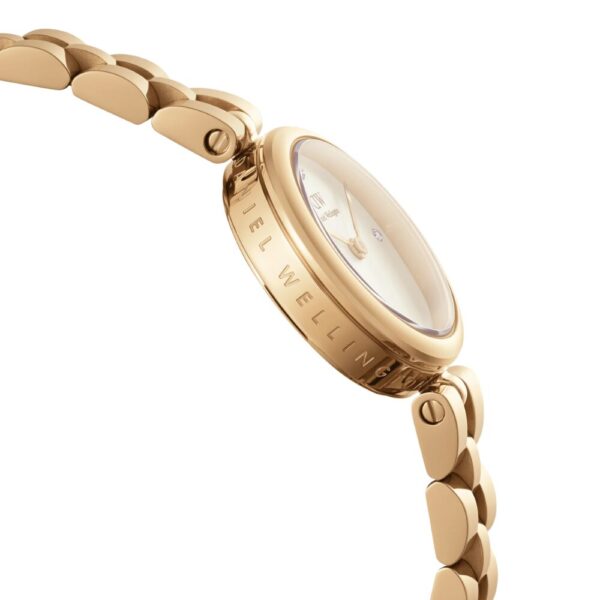 Orologio Donna Daniel Wellington In Acciaio Dorato E Pvd Oro Giallo Elan Lumine Gold 4 Verre Gioielli - l'istituzione del gioiello