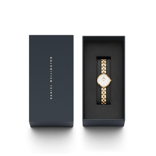 Orologio Donna Daniel Wellington In Acciaio Dorato E Pvd Oro Giallo Elan Lumine Gold 5 Verre Gioielli - l'istituzione del gioiello