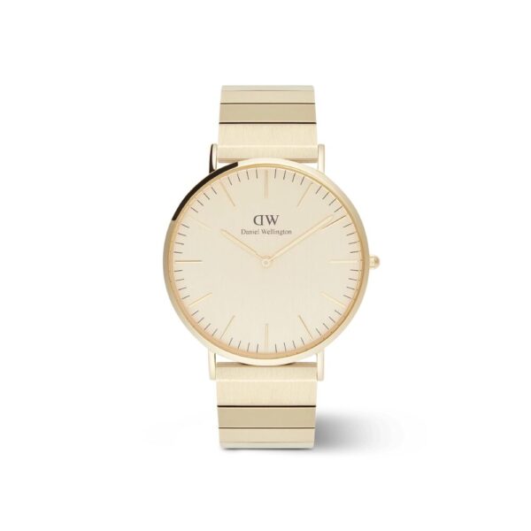 Orologio Uomo Daniel Wellington In Acciaio Dorato Classic Piano Link Gold Unitone